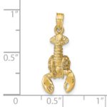 14k Lobster with Moveable Claws Pendant - Image 4