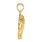 14k Boy Head Charm - Image 2