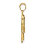 14k Praying Girl Pendant - Image 2