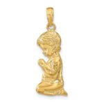 14k Praying Boy Pendant