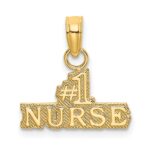 14k #1 NURSE Charm