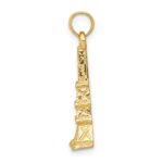 14k Eiffel Tower Pendant - Image 2
