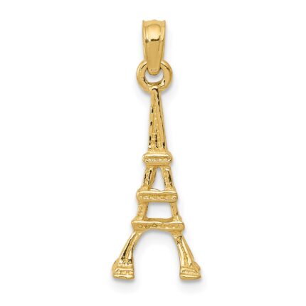 14k Eiffel Tower Pendant