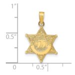 14k DEPUTY SHERIFF Badge with Bear Pendant - Image 4