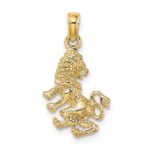 14k 3-D Leo Zodiac Charm - Image 4