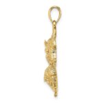 14k Large Pisces Zodiac Charm - Image 2