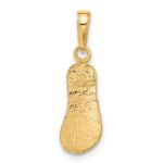 14k 3-D Single Flip-Flop Pendant - Image 3