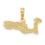 14k GRAND CAYMAN Island Map Charm - Image 4
