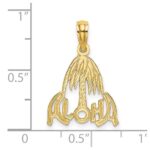 14k ALOHA Palm Tree Charm - Image 3