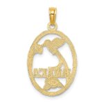 14k JAMAICA with Bird and Flowers Charm - Image 4