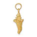 14k 3-D Conch Shell Pendant - Image 2