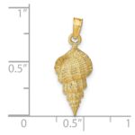 14k Conch Shell Pendant - Image 4