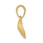 14k Scallop Shell Pendant - Image 2