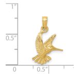 14k Hummingbird Pendant - Image 3