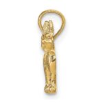 14k Terrier Dog Pendant - Image 2