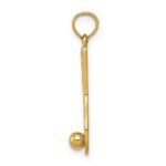 14k 3-D Tennis Racquet and Ball Charm - Image 2