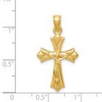14K Crucifix Reversible to Cross Pendant - Image 3
