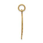 14k BEST FRIEND Diamond-cut 2-piece Charm - Image 2