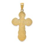 14k Satin Crucifix Pendant - Image 4
