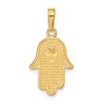 14k Chamseh Hand of God with Star of David Pendant - Image 3