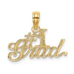 14k #1 GRAD Charm