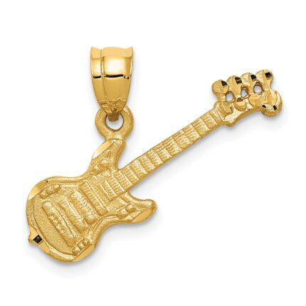 14k 3-D Electric Guitar Charm