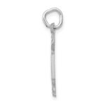 14k White Gold RN Registered Nurse Charm - Image 3