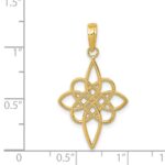 14K Celtic Knot Pendant - Image 3