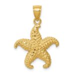 14K Starfish Pendant