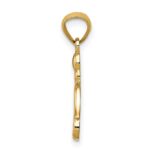 14K Cut-out Angel Pendant - Image 2