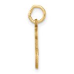 14K Diamond-cut Letter L Initial Charm - Image 2