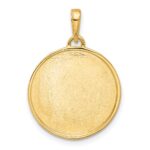 14k and White Rhodium Diamond-cut It's A Boy Pendant - Image 3