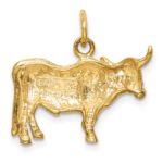 14k Steer Pendant - Image 4