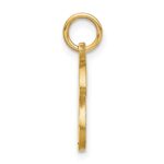 14KY Script Letter I Initial Charm - Image 2