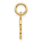 14KY Script Letter P Initial Charm - Image 2