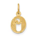 14k Letter Q Initial Charm - Image 2