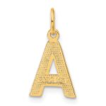 14k Letter A Initial Charm - Image 3