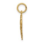 14k Heart Letter E Charm - Image 2