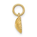 14k Curved Barbell Charm - Image 2