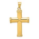 14k Polished Latin Cross Pendant