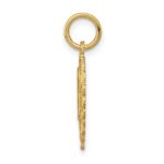 14k 18 in Heart Charm - Image 2