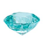 Lab Created Paraiba 7mm Antique Cushion - Image 4