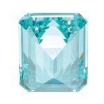 Lab Created Paraiba 6x4mm Emerald Cut - Image 4