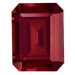 Created Ruby 10x8mm Emerald Cut