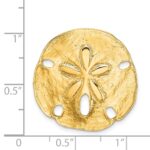 14k Polished Fits up to 8mm on Both Small Sand Dollar Omega Slide - Image 3