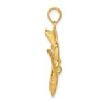 14k 3-D Jet Pendant - Image 2