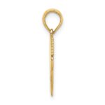 14k Polished Flat-Backed Dental Charm - Image 2