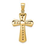 14k Twisted Cross Pendant - Image 4