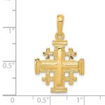 14k Jerusalem Cross Pendant - Image 3
