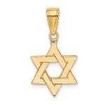 14k Polished Star of David Pendant - Image 3